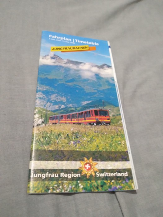 BROSURA/PLIANT JUNGFRAUBAHNEN