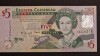 Caraibe 5 Dolari 2008 UNC