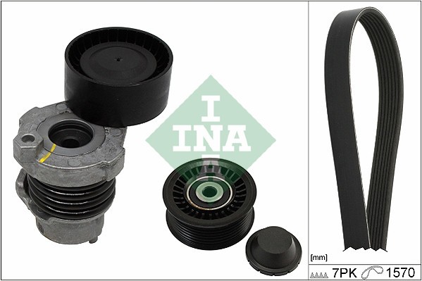 INA 529 0187 10 Set curea transmisie cu caneluri