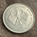 C50 - Moneda foarte veche - Germania - 2 marci - 1991 litera A