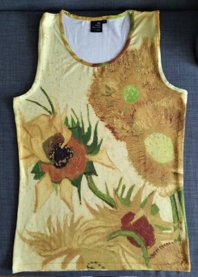 * Tricou floarea soarelui Van Gogh Museum Amsterdam, unisex, XL foto