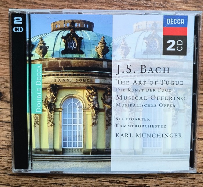 2 x CD Bach &ndash; The Art Of Fugue ( Karl Munchinger, Stuttgarter Kammerorchester)