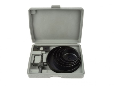 Set 8 carote pentru lemn 64-127mm + valiza, GEKO G30003 foto