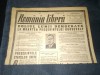 ZIAR ROMANIA LIBERA 15 APRILIE 1945 MOARTEA PRESEDINTELUI ROOSEVELT