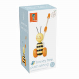 Jucarie de impins albinuta, Orange Tree Toys