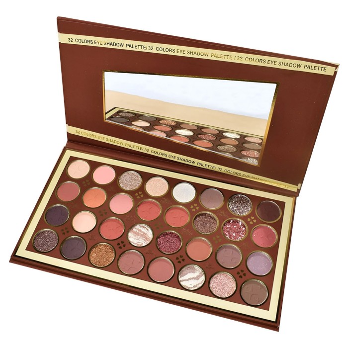 Trus&Auml; machiaj be mine &acirc; 32 nuan&Egrave;e fard de pleoape, texturi mate, sidefate &amp; glitter, cadou ideal