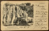 (125) CARTE POSTALA UNGARIA - BUDAPESTA - MARGARETHEN-INSEL - CASCADA - 1899, Circulata, Printata