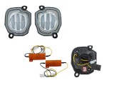 Set lampa semnalizare fata fata SUZUKI JIMNY, 10.2018-, partea stanga, dynamic indicator; LED; crom, transparent; TUNING,