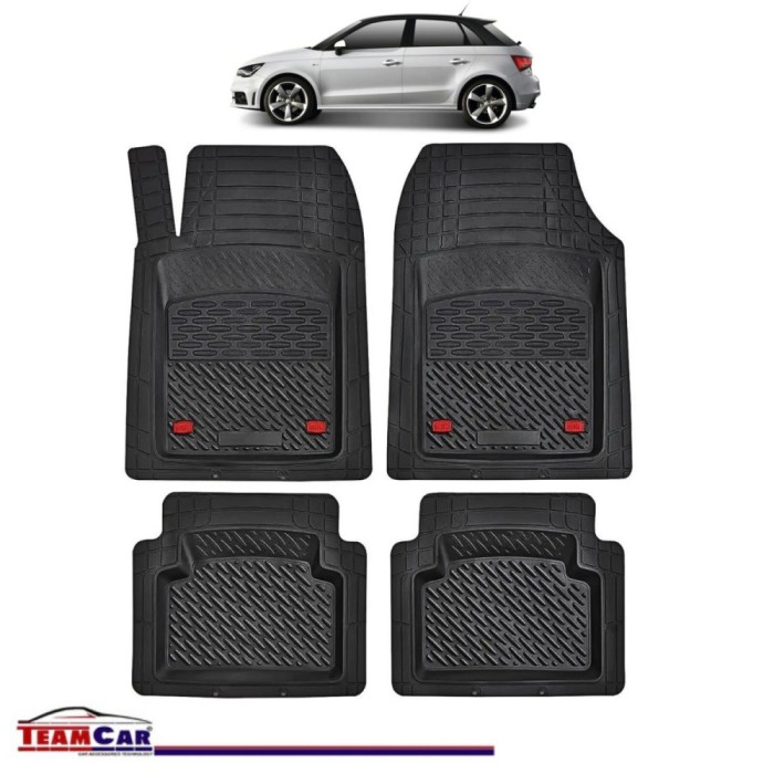 Covorase Auto TeamCar&reg; Tip Tavita Compatibile Audi A1 8X Hatchback 5 uși (2010&ndash;2018)