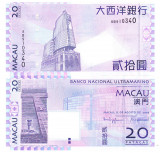 Macao 20 Patacas 08.08.2005 P-103 UNC (Banco Nacional Ultramarino)