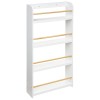 Biblioteca pentru copii Atmosphera Classic cu 4 rafturi, alba, 55x112 cm
