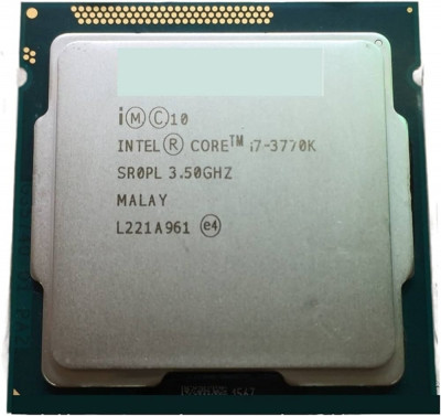 Procesor Intel Ivy Bridge, Core i7 3770K 3.5 GHz Socket 1155 foto