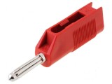 Conector banană 4mm roșie 30A 33VAC 60VDC 2,5mm2, HIRSCHMANN
