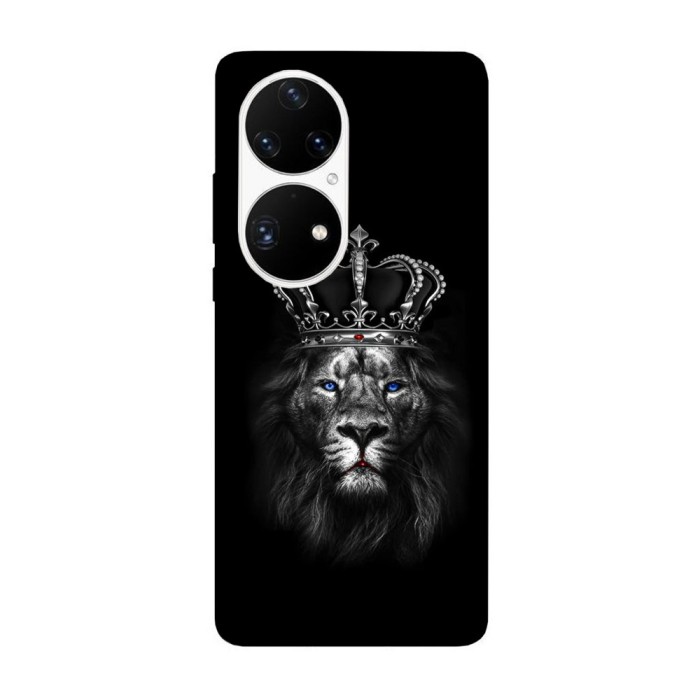 Husa compatibila cu Huawei Nova Y70 model Lion Emperor, Silicon, TPU, Viceversa