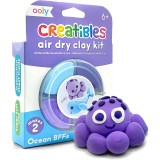 Plastilina cu uscare la aer - Ocean, Creatibles, set DIY 4 culori