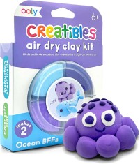 Plastilina cu uscare la aer - Ocean, Creatibles, set DIY 4 culori