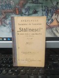 Statutele Societăței de economie Stălinesci din com. Stălinești, plasa Mijloc Prut, jud. Fălciu, azi Stănilești, &icirc;n jud. Vaslui, B&acirc;rlad 1907, 196