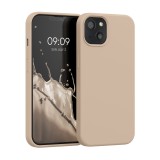 Husa pentru Apple iPhone 13, Silicon, Crem, 55878.154, kwmobile, Carcasa
