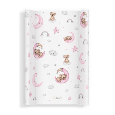 Saltea de infasat bebe cu intaritura 70x47,5 C008 Heaven world Pink foto