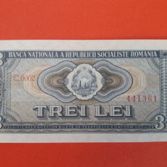 Bancnota 3 lei 1966 - UNC