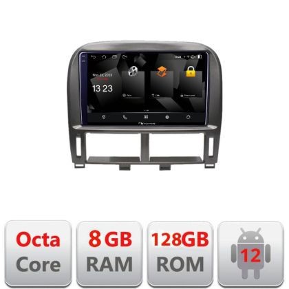 Navigatie Lexus LS 1999-2006 5960Pro- LS-99 Android Octa Core Qualcomm 2K Qled 8+128 DTS DSP 360 4G Optical CarStore Technology