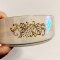 Vas portelan fin marcat Japan, decor cu auriu, 11.5cm diametru