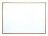 Whiteboard magnetic cu rama din lemn,60 x 40 cm