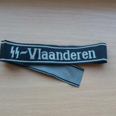 WW2 Banderola Germana SS Waffen SS-Vlaanderen