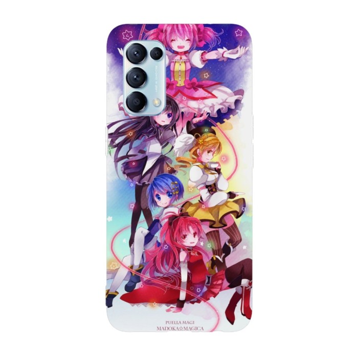 Husa compatibila cu Oppo A76, Viceversa, model Puella Magi Madoka Magica, Silicon, TPU