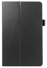 Husa tip carte neagra (textura Litchi) cu stand pentru Samsung Galaxy Tab E 9.6&amp;quot; T560 / T561 foto
