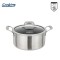 SEMIOALA INOX+CAP 20x10CM,2.8L,TITANIUM3