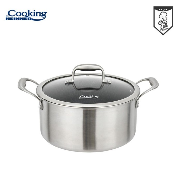 SEMIOALA INOX+CAPAC 24x12CM,5L,TITANIUM3