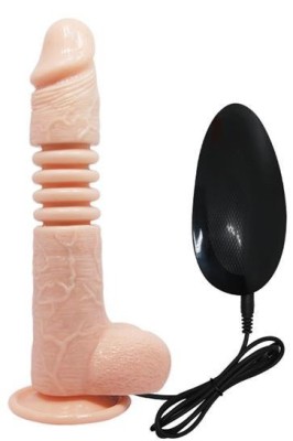 Vibrator Realist Thunder Up 22cm Natural foto