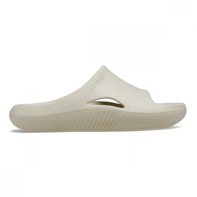Papuci Crocs Mellow Slide Bej - Bone foto