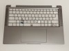 Carcasa superioara palmrest Laptop, Dell, Latitude 7450, 0K9K4N, K9K4N, 046RT6, 46RT6, AM3YK001202, argintie