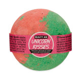 Bila de baie eferbescenta cu Vitamina E si capsuni Unicorn Kisses, 150g, Beauty Jar