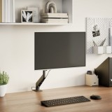 VidaXL Braț unic de monitor ecran de max 27 inci cu arc de gaz 10 kg
