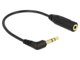 Cablu DELOCK 65675 Jack 2,5mm 3 pini la Jack 3,5mm 3 pini unghiular
