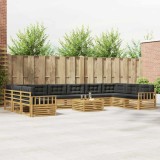 vidaXL Seturi de canapele Lemn Solid de Acacia 3391267