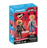 Cumpara ieftin Set figurine Playmobil Miraculous - Adrien si Cat Noir