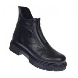 Ghete dama casual din piele naturala imblanite GD99NBOX