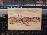 Timișoara Temesvar Losonczy-ter szerb pusp. palota. Circulație 27 sep. 1899, 205, Circulata, Printata