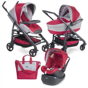 Carucior Chicco 3 In 1 Instare Impecabila Rosu Okazii Ro