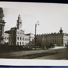 ARAD - PRIMARIA , FOTOGRAFIE DE ATELIERUL PHOTO - PRESSE BUCURESTI , MONOCROMA , PERIOADA INTERBELICA