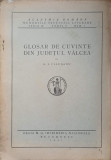 GLOSAR DE CUVINTE DIN JUDETUL VALCEA-G.F. CIAUSANU