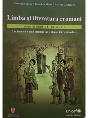 Gheorghe Sarau - Limba si literatura rromani pentru anul VII de studiu (editia 2008) foto