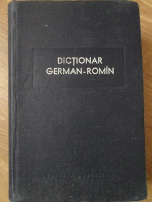 DICTIONAR GERMAN-ROMAN-MIHAI ISBASESCU SI COLAB.-260729 foto