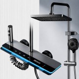 Coloana de dus MARX din metal, neagra, cu efect ploaie si 3 functii