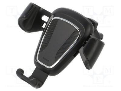 Suport auto negru pentru grilă de ventilație 63-88mm BASEUS foto
