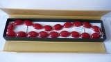 COLIER CARNEOL 48 cm.